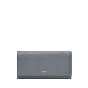 財布 フォッシル 長財布 レディース レザー ブルー  SL7833450 レディース