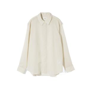 シャツ MIDIUMISOLID Men’s シアーストライプシャツ メンズ