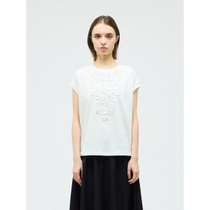 tシャツ mizuiro ind フレンチスリーブフリルプルオーバー レディース