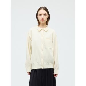 カーディガン mizuiro ind シャツカーディガン レディース