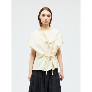 tシャツ mizuiro ind リボンプルオーバー レディース