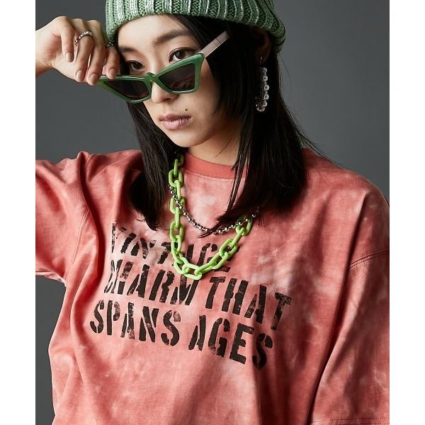 「GEVS.」 半袖Tシャツ L レッド レディース
