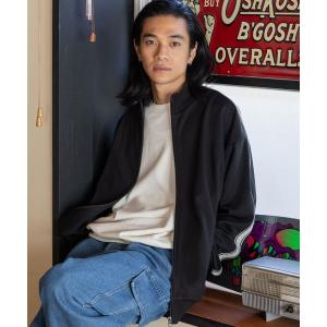 「niko and...」 ジャージブルゾン MEDIUM ブラック メンズ