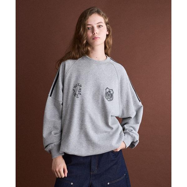 「WISH FOR EVER」 スウェットカットソー MEDIUM グレー メンズ