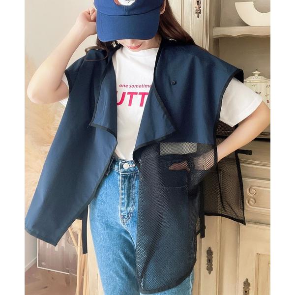 「Java」 ベスト MEDIUM ネイビー レディース