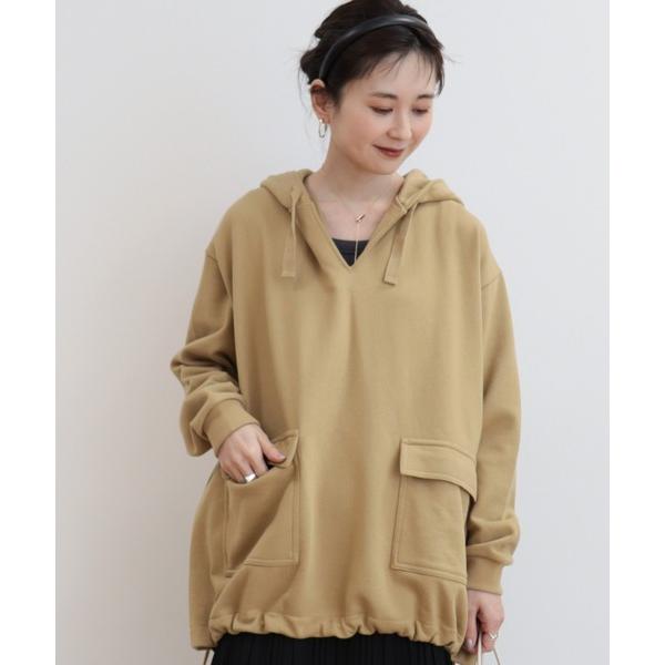 「AMERICAN HOLIC」 プルオーバーパーカー M キャメル レディース