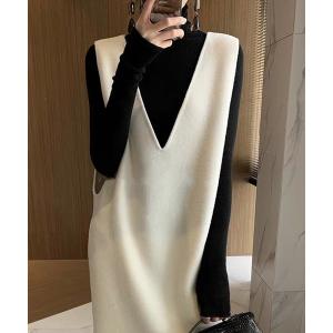 「AMOUR BOX」 サロペットスカート LARGE クリーム レディース