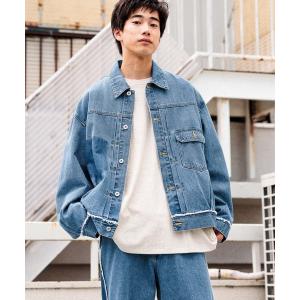 「niko and...」 デニムジャケット MEDIUM ブルー メンズ