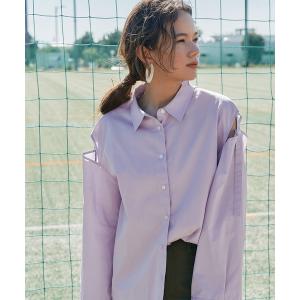 「titivate」 長袖シャツ M ラベンダー レディース