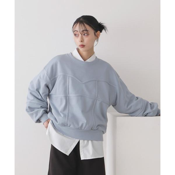 「LIAN」 スウェットカットソー FREE ブルー レディース