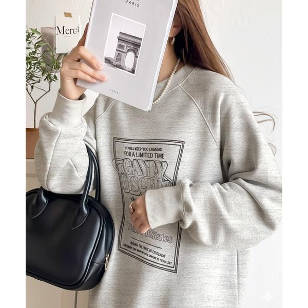 「Java」 スウェットカットソー LARGE オートミール レディース