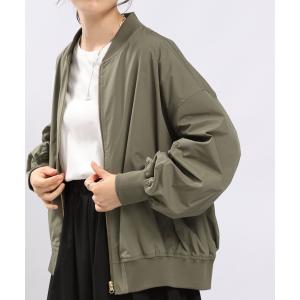 「GLOBAL WORK Smile Seed Store」 ブルゾン SMALL ライトカーキ レディース