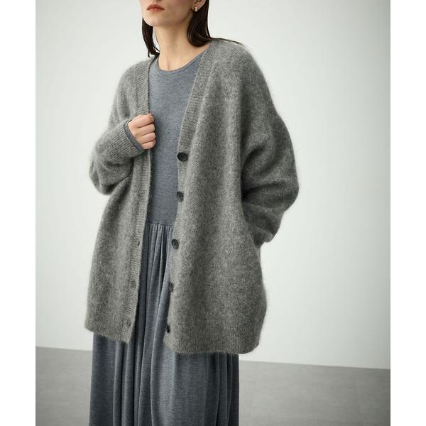 「N.O.R.C」 ニットカーディガン フリー グレー レディース