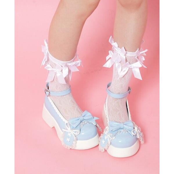 パンプス ロリータリボンパンプス