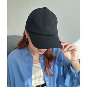 キャップ 帽子 コットンリネン刺繍キャップ レディース