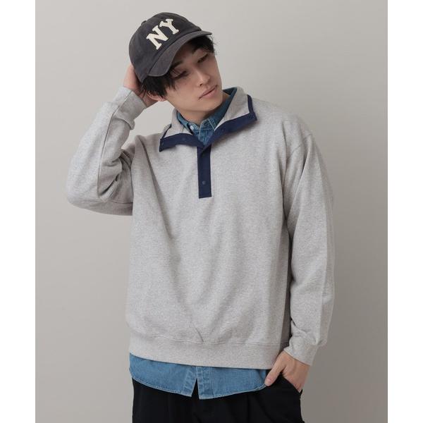 トレーナー スウェット Retro Half Snap Pullover/レトロハーフスナッププルオ...