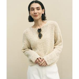 ニット セーター テープヤーンニット プルオーバー レディース