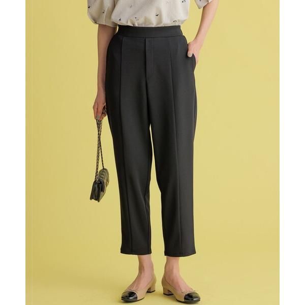 パンツ ジョーゼットジャージーテーパード パンツ レディース