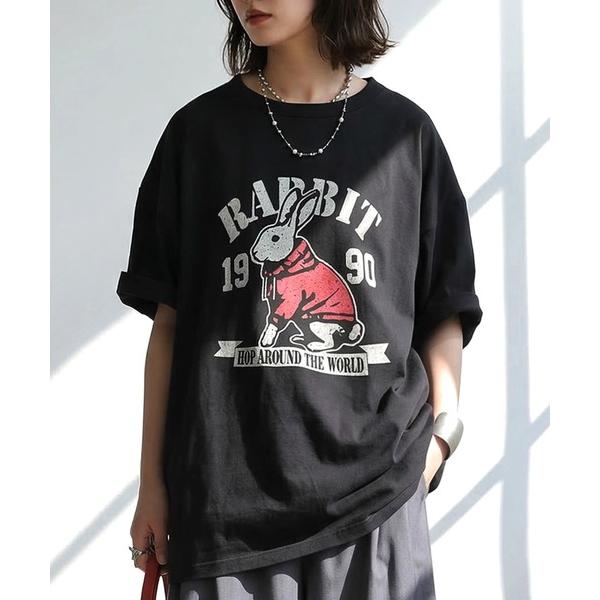 tシャツ 接触冷感 綿100 アニマル ロゴT レディース メンズ