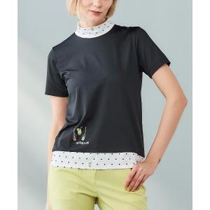 tシャツ ドット切替UV速乾プルオーバー レディース