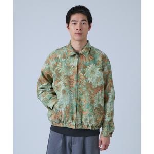 コート ジャケット ゴブラン スイングトップブルゾン メンズ