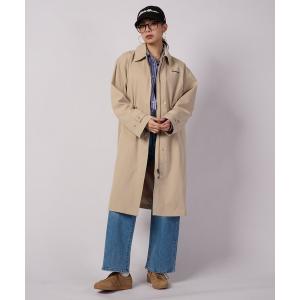 トレンチコート コート ライトウェイト ロングラインコート レディース