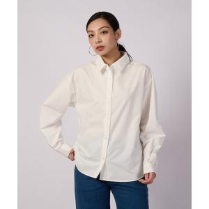 ブラウス シャツ リラックス シック ブロード 長袖シャツ レディース