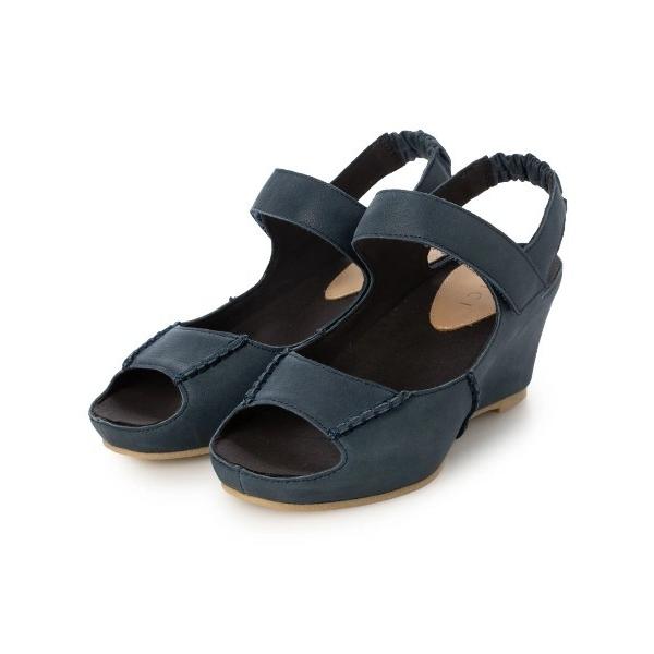 サンダル アジャスタブルインヒールサンダル レディース