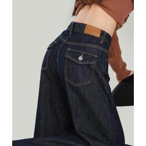ジーンズ デニム デニムパンツ 「26春夏新作」ワイドデニムパンツ ハイウエストジーンズ レディース
