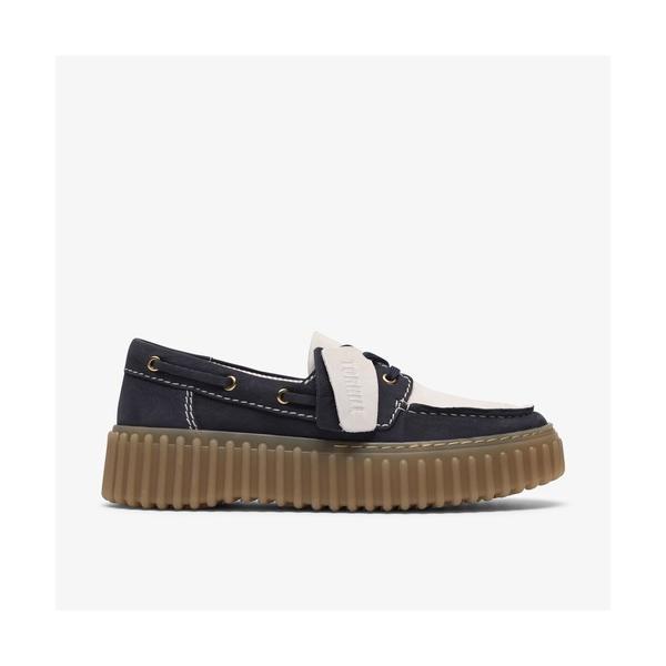 ローファー Torhill Boat / トーヒルボート (ネイビーコンビ) レディース