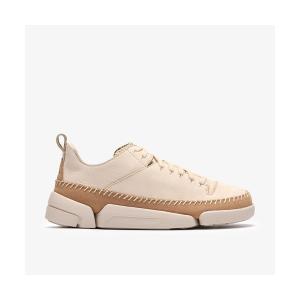 美品 クラークス ワラビー モカシンシューズ 24cm相当 ベージュ チェッカー Clarks（クラークス） デッキシューズ モカシン CLARKS: レザー