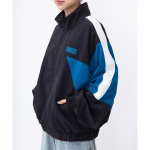 ブルゾン ジャンバー 切り替えナイロンジャケット レディース メンズ