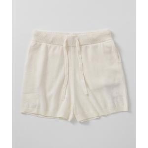 パンツ リラクシーニットショートパンツ レディース