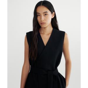 ベスト ジレ ラップデザインジレ レディース