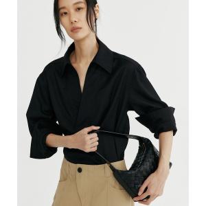 ブラウス シャツ スキッパープルオーバーシャツ レディース