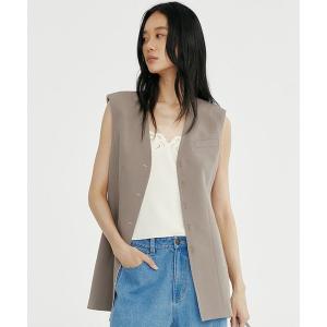 ベスト ジレ コンシャスVネックジレ レディース