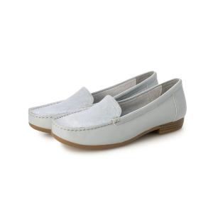 シューズ 「サスティナブル」モカシューズ レディース