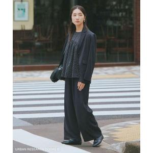 パンツ 「UR TECH」完声タックギャザーワイドパンツ レディース