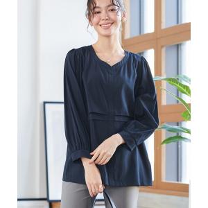 ブラウス シャツ レイヤードデザインブラウス レディース