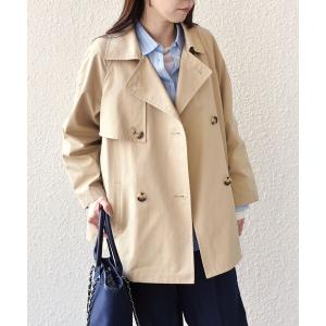 トレンチコート コート SHIPS Colors:キルティング ライナー ショート トレンチ レディース
