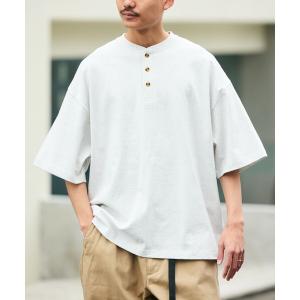 ヘンリーネック tシャツ 限定展開 9オンス Heavyweight ビッグシルエット ヘンリーネックTシャツ ヘビーウェイト メンズ レディース｜ZOZOTOWN Yahoo!店