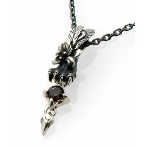 ネックレス 「BloodyMary/ブラッディマリー」ギズリペンダント w/スモーキークォーツ メンズ レディース