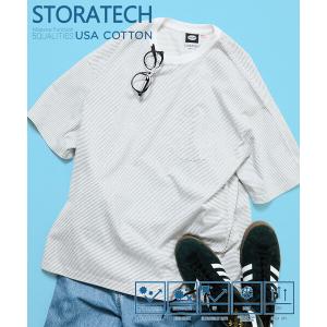 tシャツ 限定展開 STORATECH/ストラテック ビッグシルエット ポケットTシャツ/抗菌/防臭/制菌/UVカット/接触冷感/吸水速乾