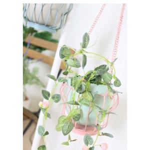 花瓶 「neulo」 空間に抜け感と彩りを。軽やかに揺れて暮らしを整える、ワイヤーハングポット