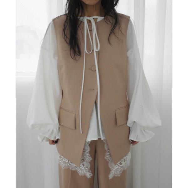 セレモニースーツ スーツ 入学式 卒業式 2WAY CREW NECK LACE TAKE OFF ...