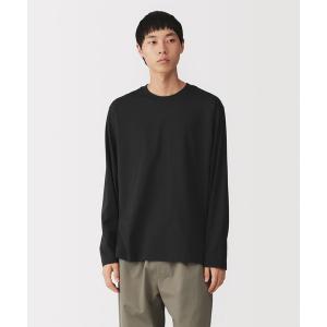 tシャツ 紳士 天竺編みクルーネック長袖Tシャツ...の商品画像