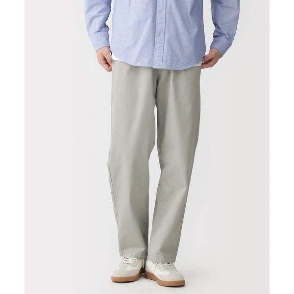 パンツ 紳士　洗いざらしコットンイージーパンツ メンズ レディース