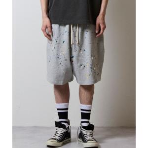 スウェットパンツ ジャージ HAND PAINTED FIRM COTTON LIGHT SHORT PILE EASY SHORTS / ハンドペイント ファーム コットン ライト ミニ裏毛 イージー ショ…