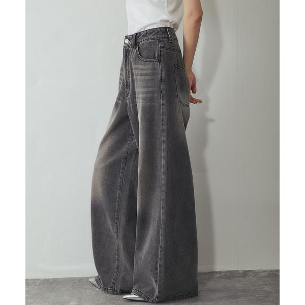 ジーンズ デニム デニムパンツ コクーンシルエットワイドデニムパンツ レディース メンズ