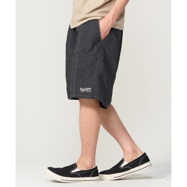 ワイドパンツ ハーフパンツ パンツ 短パン リップストップショーツ メンズ